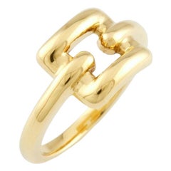 TIFFANY & Co. 18K Yellow Gold Biscayne Ring 5.5