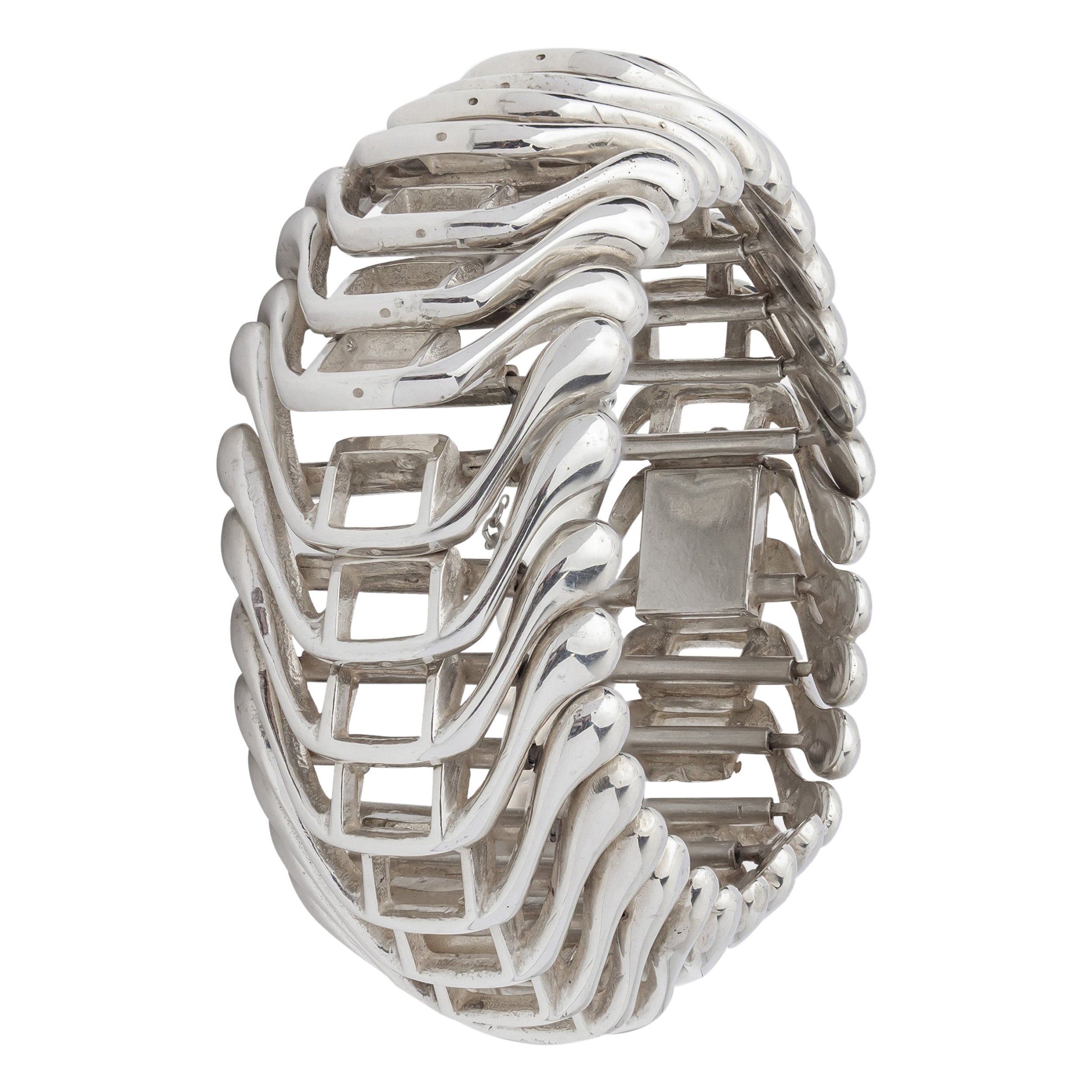 Modernistisches Sterlingsilber-Armband