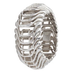 Modernist Sterling Silver Bracelet