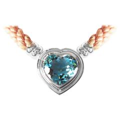 9.93 Carat Aquamarine Clasp Pendant Necklace 10