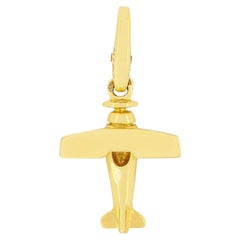 Cartier: 18 Karat Gold Aeroplane-Charm-Anhänger