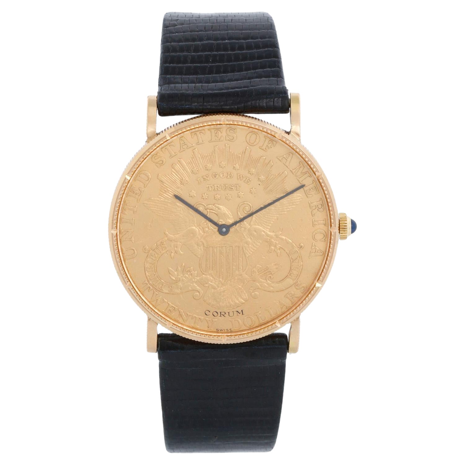 Corum $20 Liberty Gold Coin Men's 1904 Quartz Watch