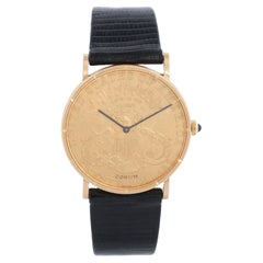 Orologio al quarzo da uomo Corum 1904 Liberty Gold Coin da 20 dollari