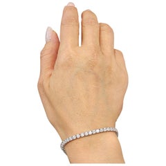Bracciale tennis con diamanti da 7.26 carati