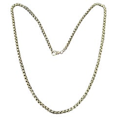 David Yurman Collar de cadena en caja de oro amarillo de 18 quilates 22" 3,4 mm 7200 al por menor