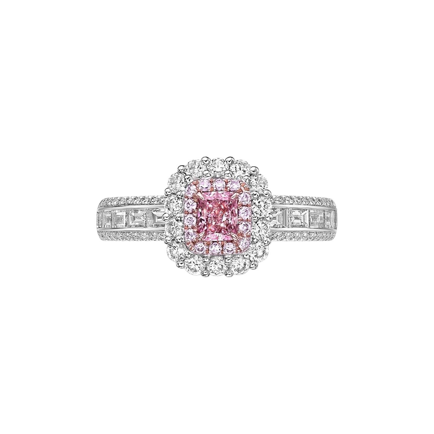 1.41ct total weight diamond ring For Sale