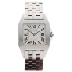 Cartier Stainless Steel Ladies Santos Demoiselle Quartz Wristwatch 2701