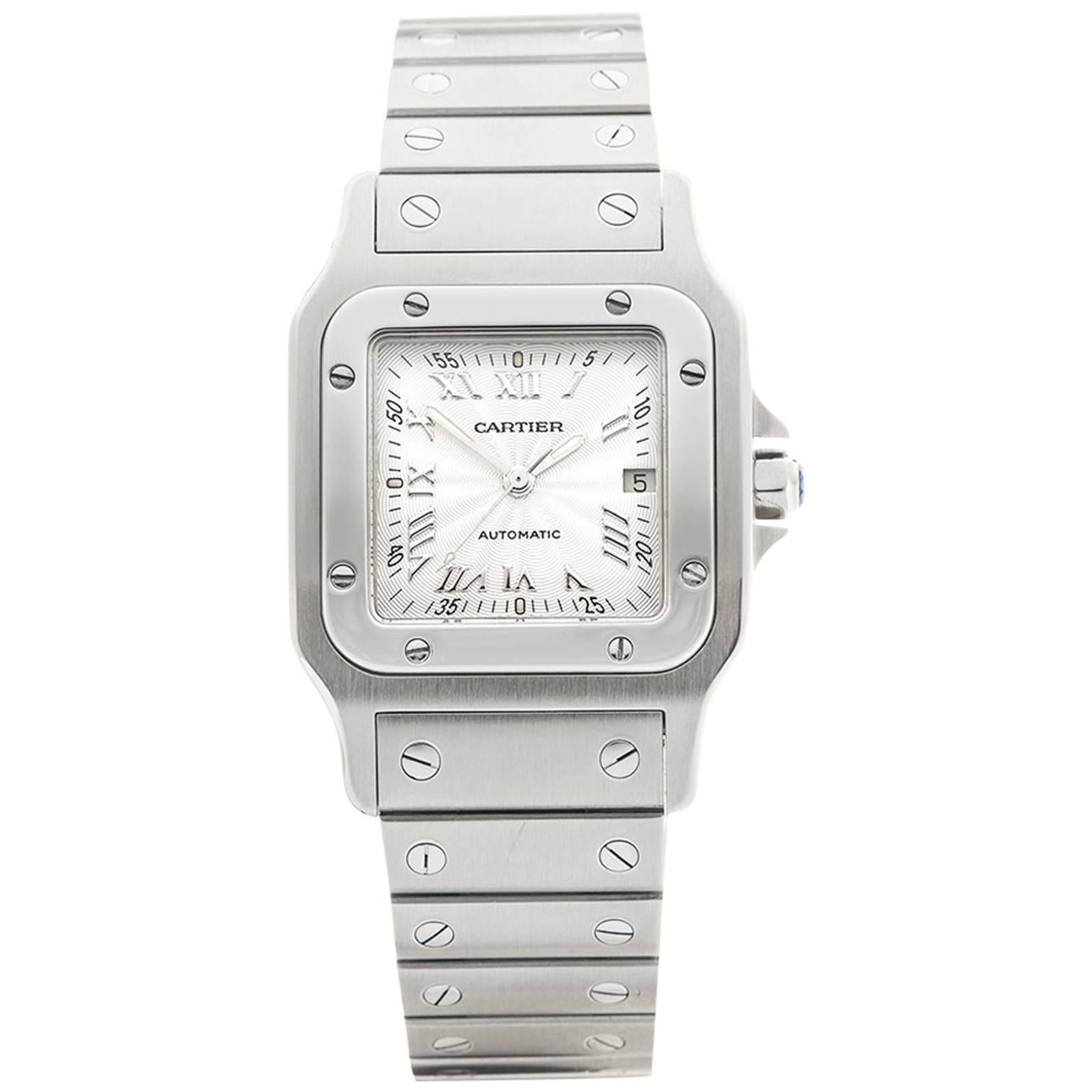 Cartier Ladies Stainless Steel Santos Galbee Automatic Wristwatch 2319 