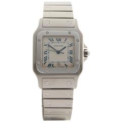 Cartier Stainless Steel Santos Galbee Quartz Wristwatch Ref 1564 
