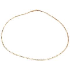 Italian Yellow Gold Link Necklace 10