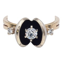 Mastercraft 14K Gelbgold 0,29 TCW Old Euro Diamant Ring
