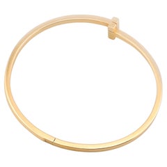 Tiffany & Co. T Collection Bracelet jonc en or jaune 18 carats  Excellent état