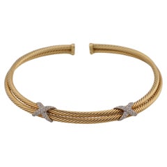 David Yurman 18K Yellow Gold Diamonds Necklace