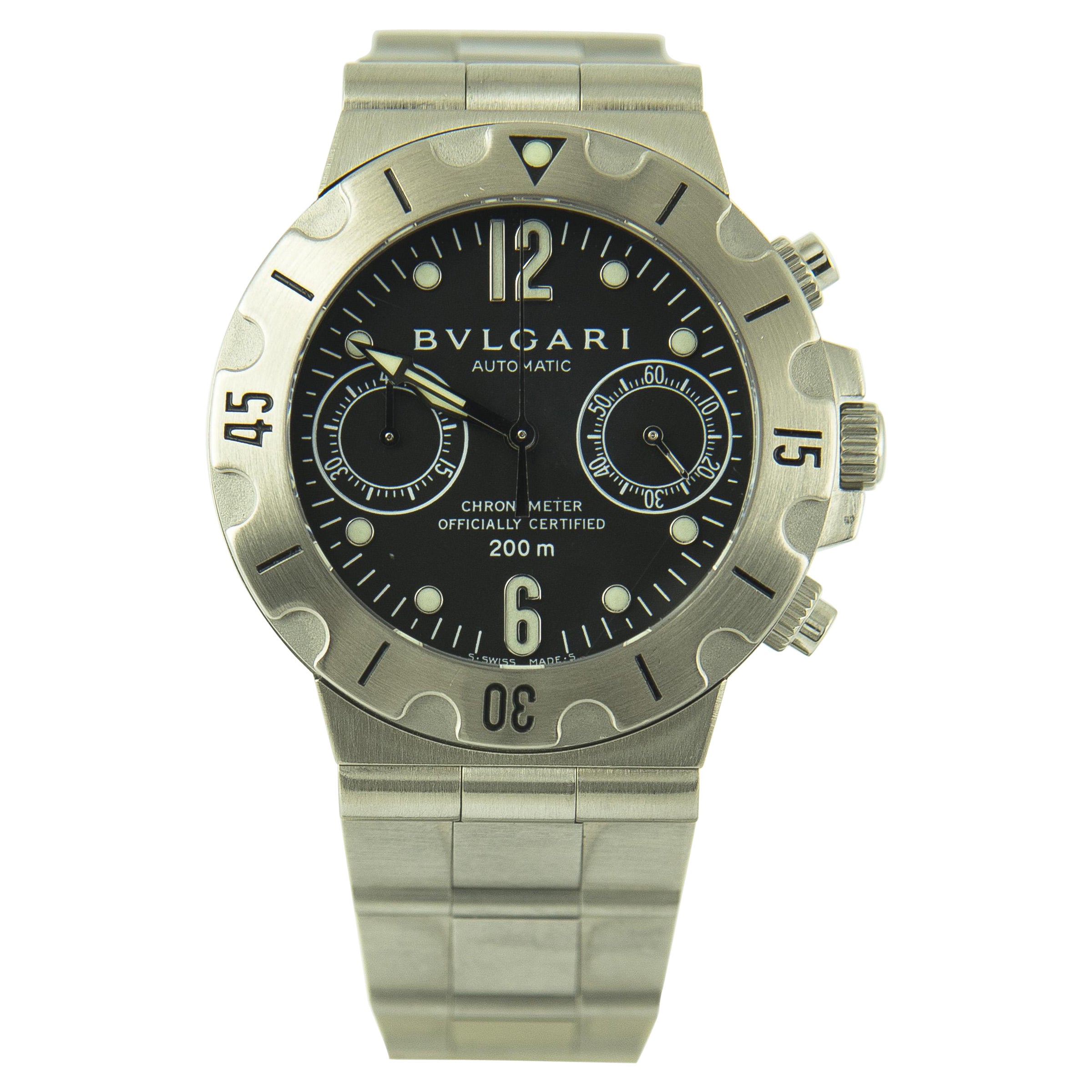 Bulgari Diagono Chronograph Scuba Stainless Steel