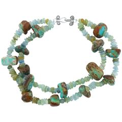 Aquamarines and Turquoise Necklace 10