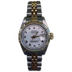 Rolex Lady-Datejust Two Tone White Dial Roman Numerals