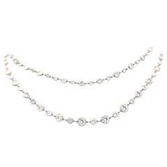 33.25 Carat Diamond by the Yard Necklace