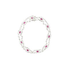 3.50 ct Diamond & Ruby Bracelet