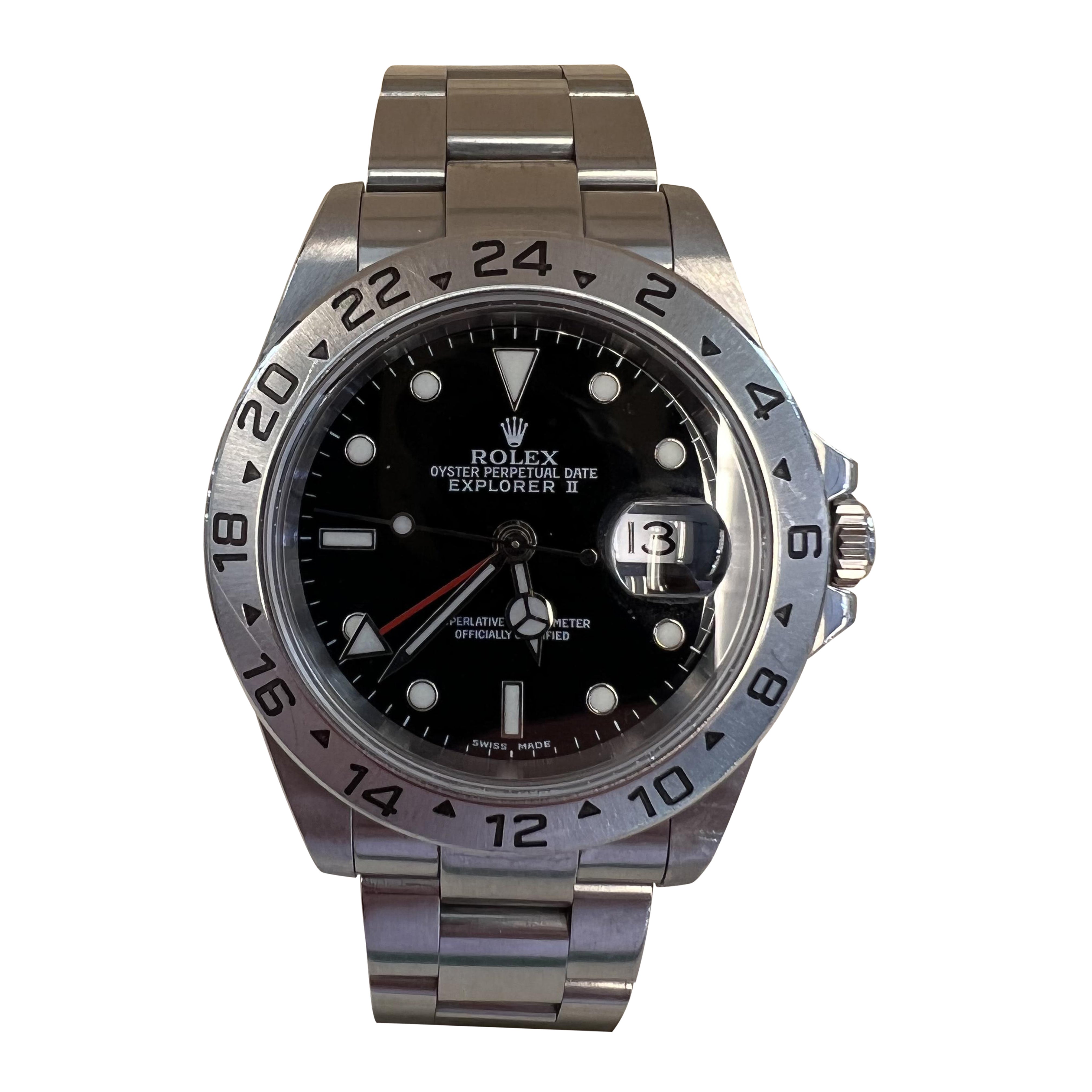 Rolex Explorer II Esfera Negra Caja y papeles