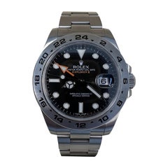 Rolex Explorer II 42mm Esfera Negra Caja y Tarjeta