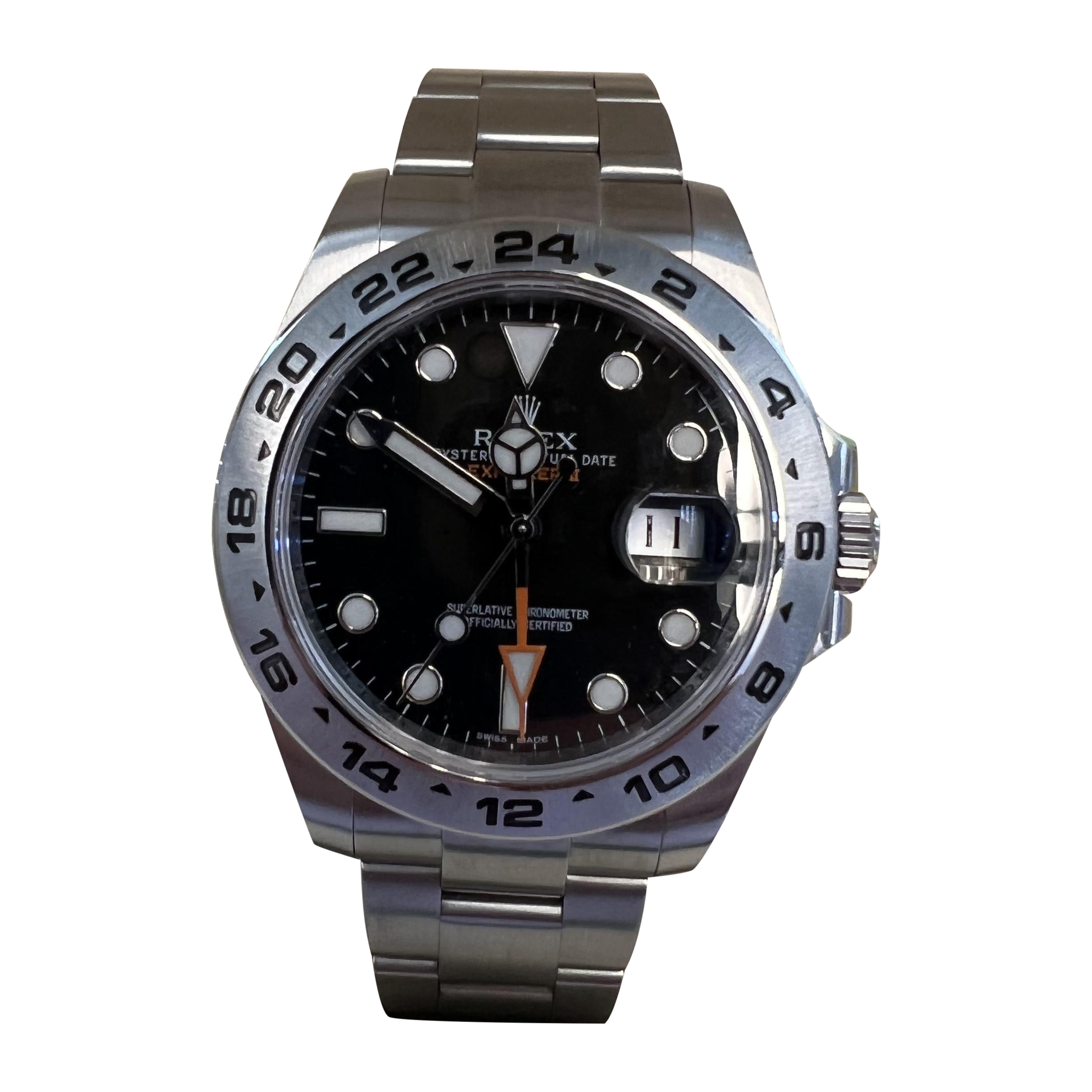 Rolex Explorer II Esfera Negra Caja y papeles