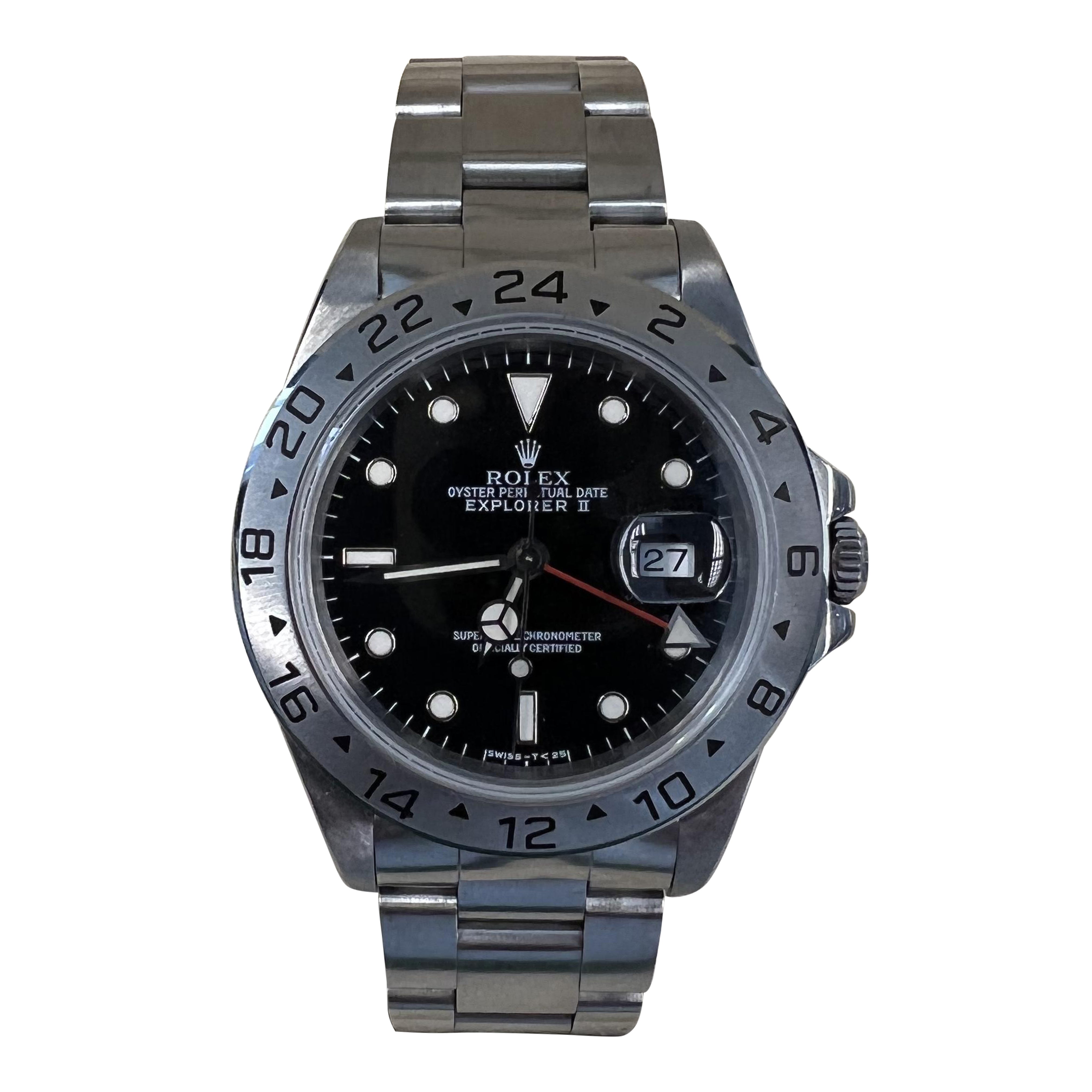 Rolex Explorer II Esfera Negra Caja y papeles