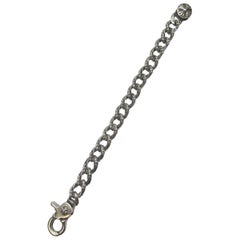 Chrome Hearts XL Extra Fancy Cuban Link Bracelet Lobster Clasp