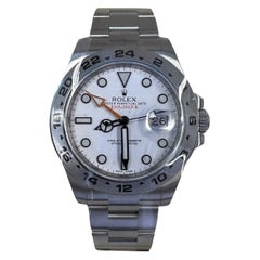 Rolex Explorer II MINT Esfera Blanca Caja y papeles