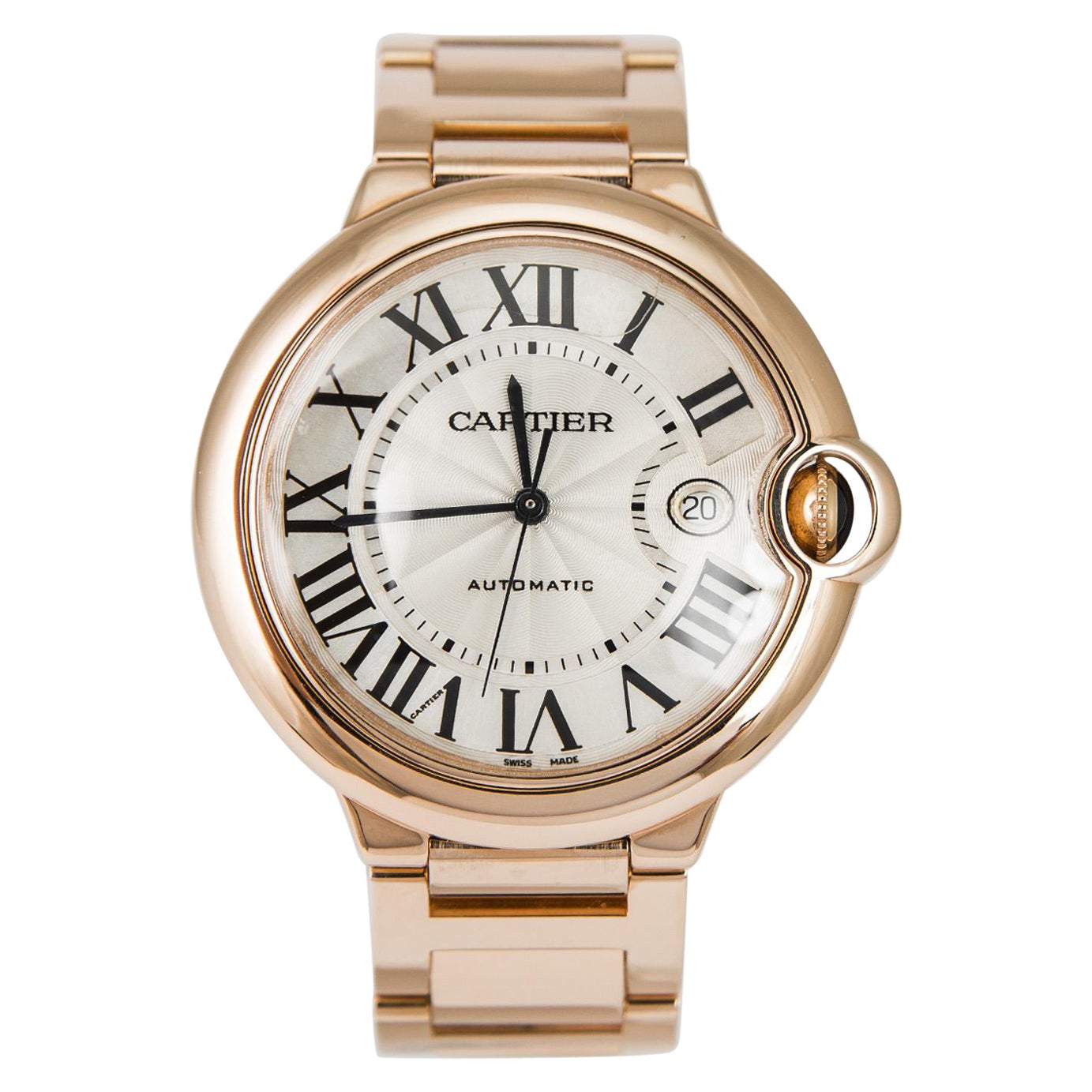 Cartier Ballon Bleu 42 mm certifié or rose 18 carats