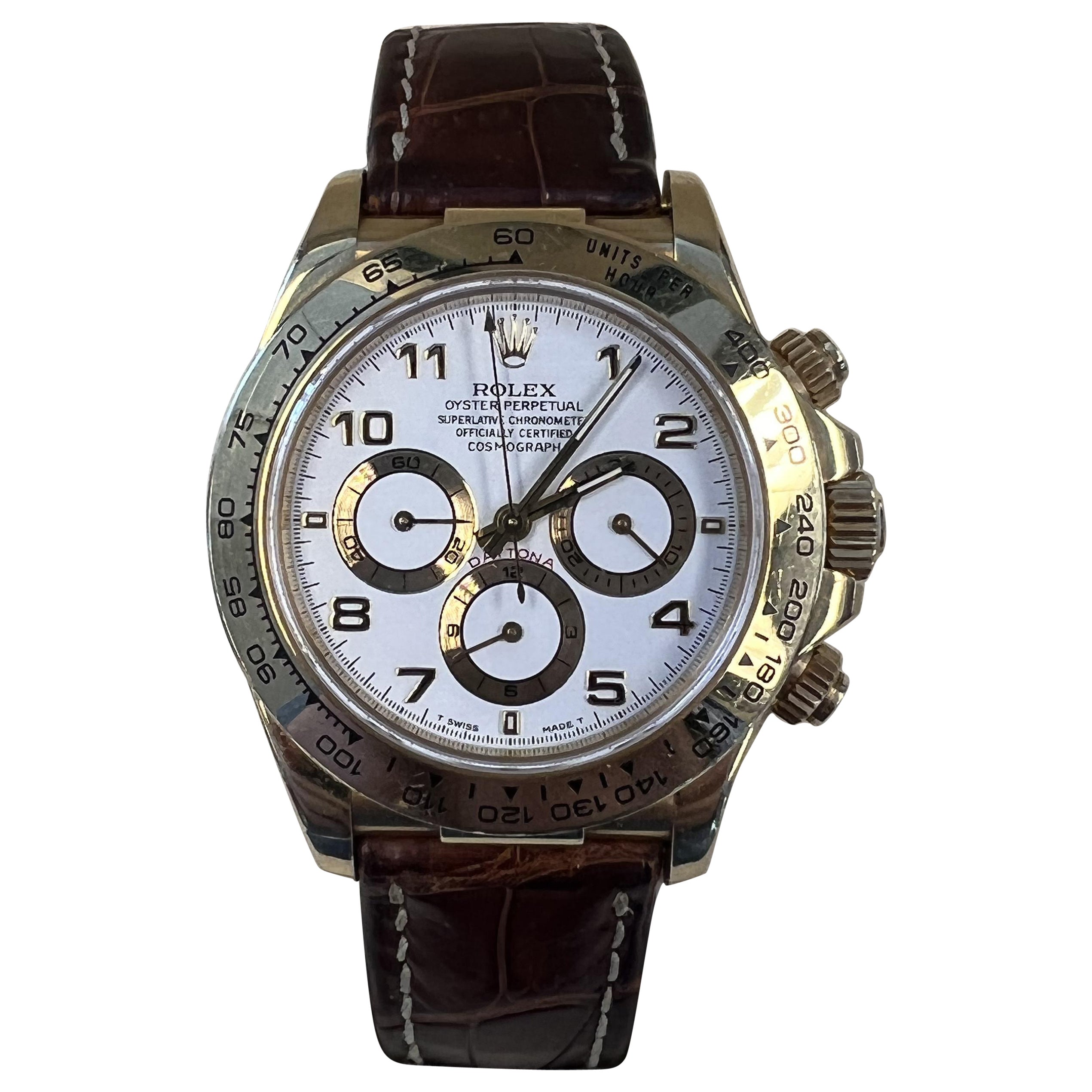 Rolex Daytona Zenith 16518 Yellow Gold