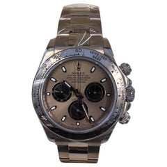 Rolex Daytona Menta Esfera Rosa 2020 Papeles de Servicio Caja y Papel de Oro Rosa
