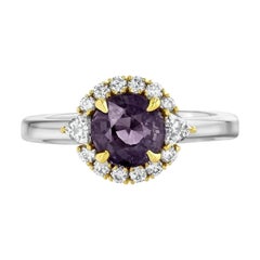 1.74-carat, round Alexandrite Ring.