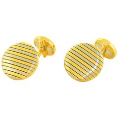 Elegant Tiffany & Co. Gold Cufflinks