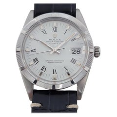 Mens Rolex Oyster Perpetual Date Ref 15010 35mm 1980s Automatic Swiss RA473B