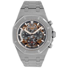 Unused Audemars Piguet "Chronograph Openworked Limited Edition" Wristwatch