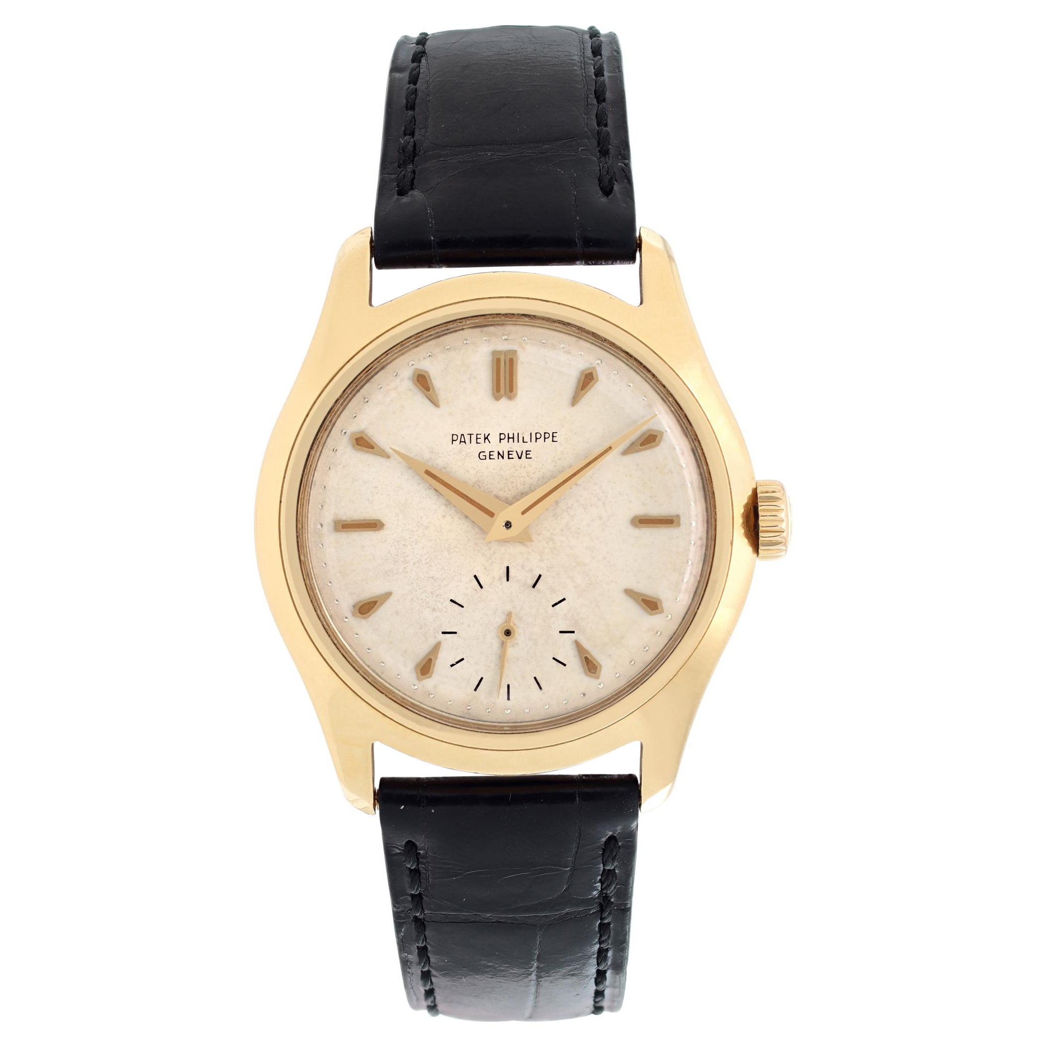 Patek Philippe Calatrava Yellow Gold Manual Wind Wristwatch Ref 2532