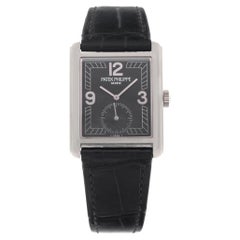 Patek Philippe Gondolo White Gold Manual Wristwatch with Subseconds Ref 5014