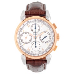 Chronoswiss Klassik Chronograph Steel & Gold Automatic Wristwatch Ref CH7402R