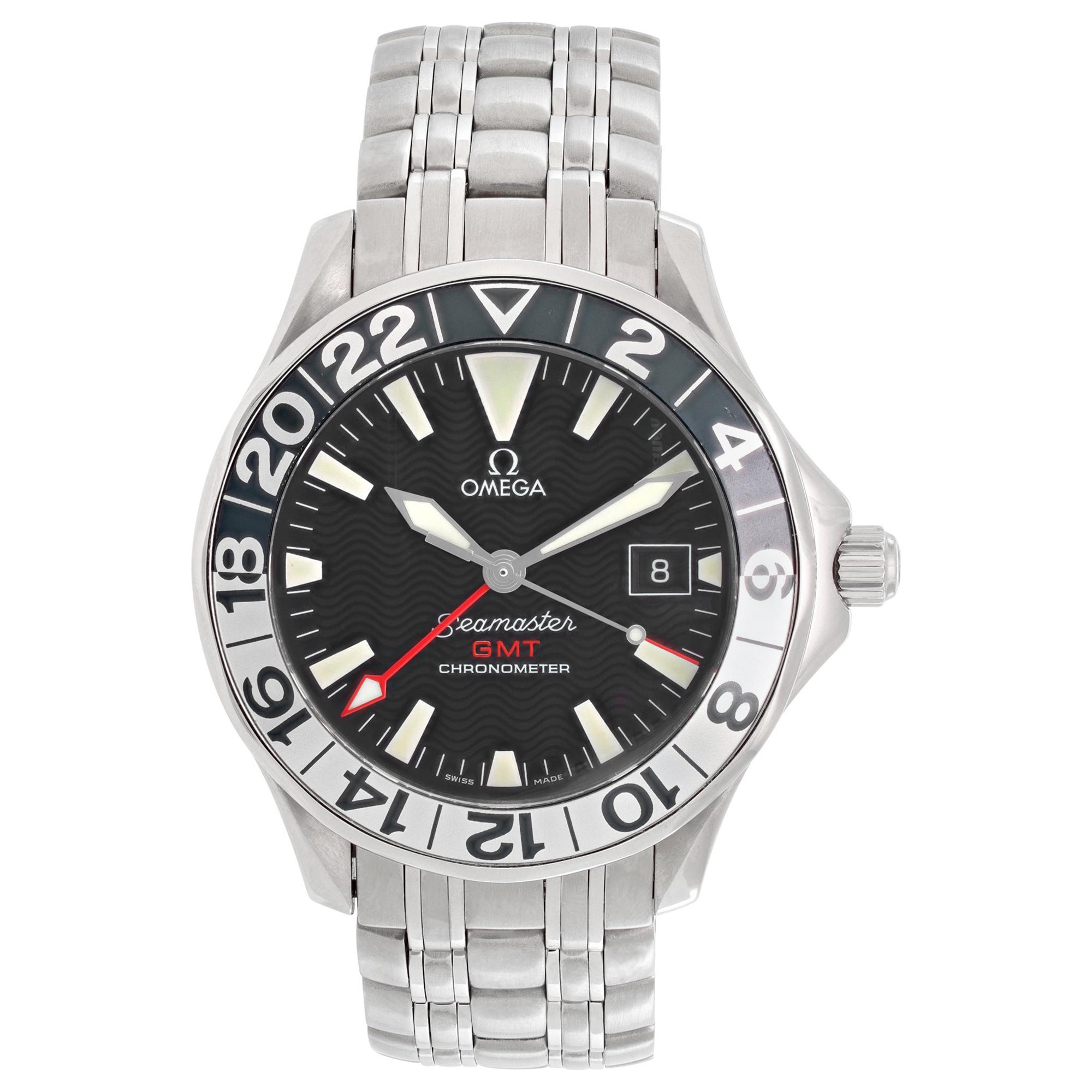 Omega Seamaster GMT 50th Anniversary Steel Automatic Wristwatch Ref 2534.50
