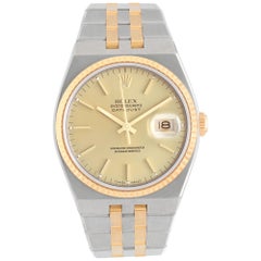 Rolex Oyster Yellow Gold & Stainless Steel Quartz Wristwatch Ref 17013