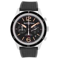 Bell & Ross Chronograph Stainless Steel Automatic Wristwatch Ref BR-126-94