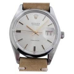 Mens Rolex Oysterdate Precision Ref 6694 34mm 1970s Manual Wind Vintage RA504B