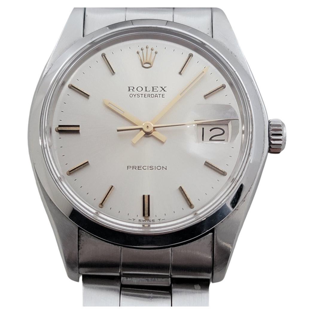 Is the Rolex Oysterdate Precision 6694 automatic?