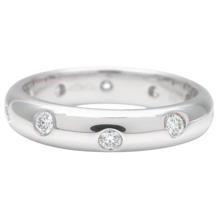 TIFFANY & Co. Anillo Etoile Platino Diamante 4 mm 5