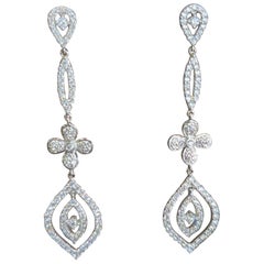 Pendientes de diamantes de 2,39 quilates