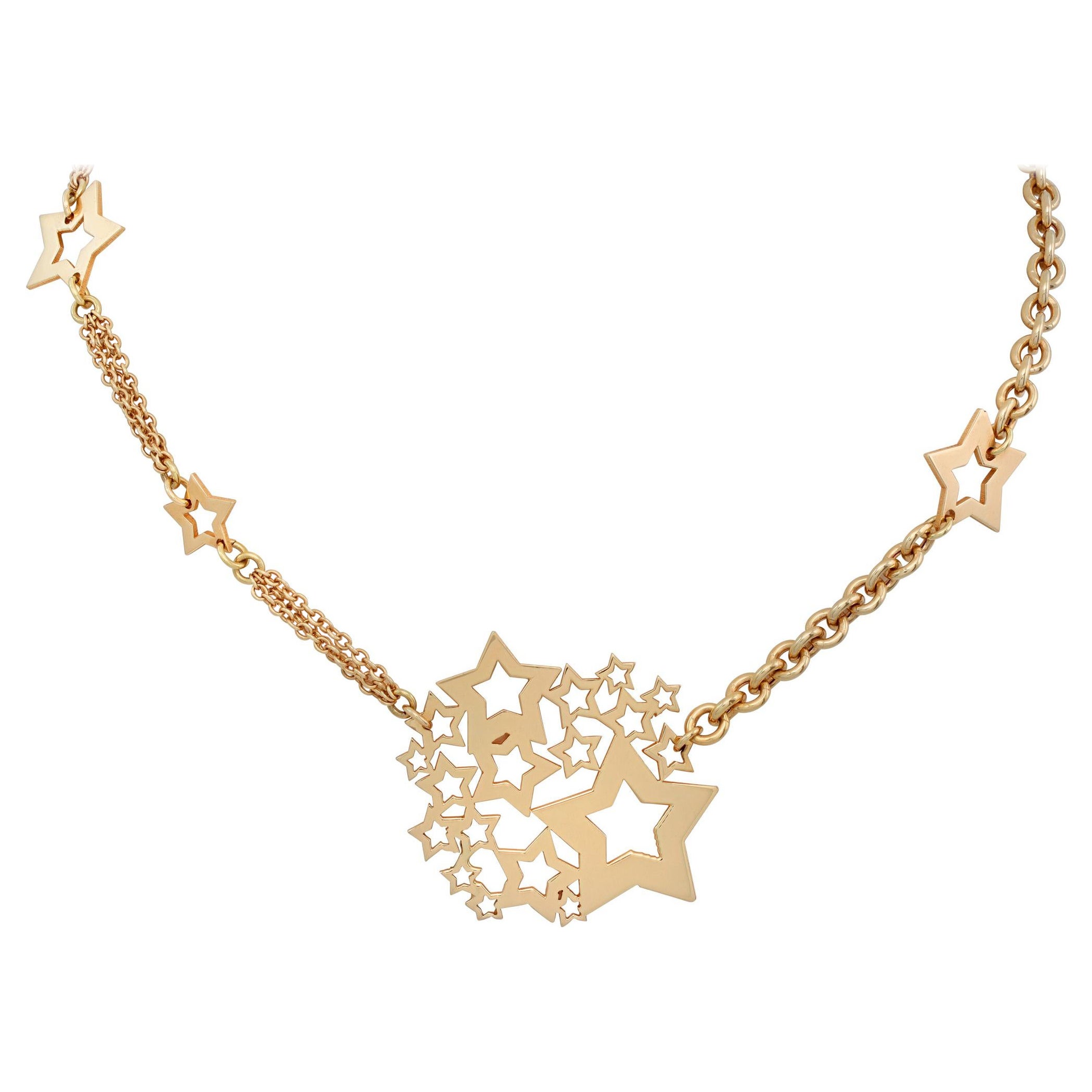 Carolina Bucci Star Yellow Gold Choker Necklace