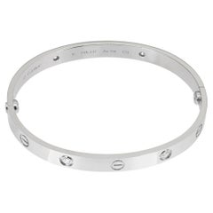 Cartier White Gold Diamond Love Bracelet