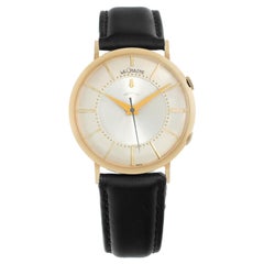 Reloj despertador LeCoultre Memovox Vintage Oro 10K de cuerda manual - Ref 3024