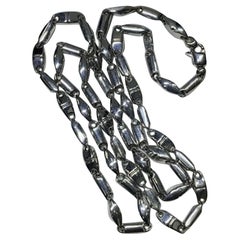 18ct White Gold Chunky Chain Necklace 24 Inches 18.8g