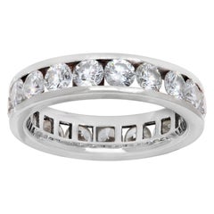 Used Diamond White Gold Eternity Band Ring